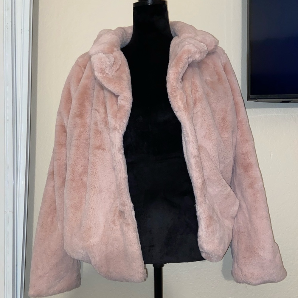 Pink Fur Jacket
